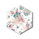 Contemporary Floral Design Art Print Girls Bedroom Wall Decor in Light Color, Textured Clearhalo 'Art Gallery' 'Canvas Art' 'Contemporary Art Gallery' 'Modern' Arts' 1808412