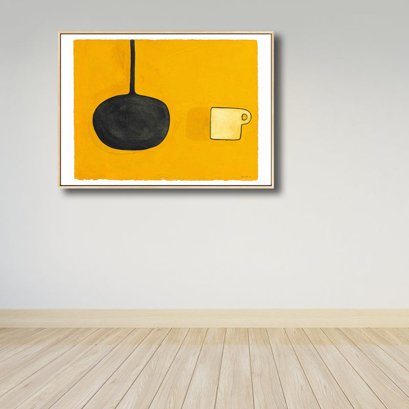 Nordic Still Life Stuff Canvas House Interior Wall Art Print in Pastel Color, Sizes Optional Clearhalo 'Arts' 'Canvas Art' 1808422