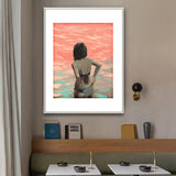 Soft Color Figure Painting Canvas Textured Wall Art Print for Home, Multiple Size Options Clearhalo 'Arts' 'Canvas Art' 1808447