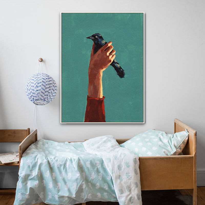 Soft Color Figure Painting Canvas Textured Wall Art Print for Home, Multiple Size Options Clearhalo 'Arts' 'Canvas Art' 1808454