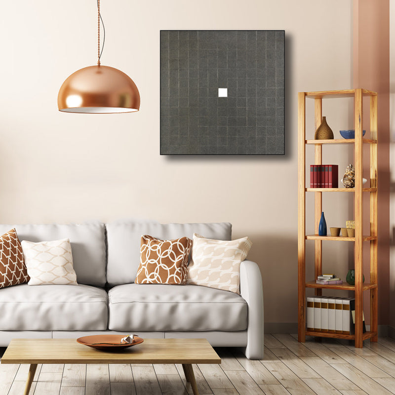 Pastel Color Abstract Wrapped Canvas Textured Scandinavian Living Room Wall Art Decor Clearhalo 'Arts' 'Canvas Art' 1808500