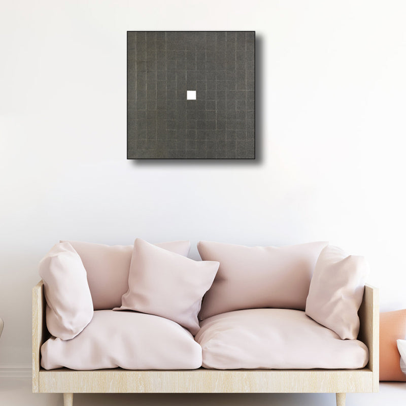 Pastel Color Abstract Wrapped Canvas Textured Scandinavian Living Room Wall Art Decor Clearhalo 'Arts' 'Canvas Art' 1808501