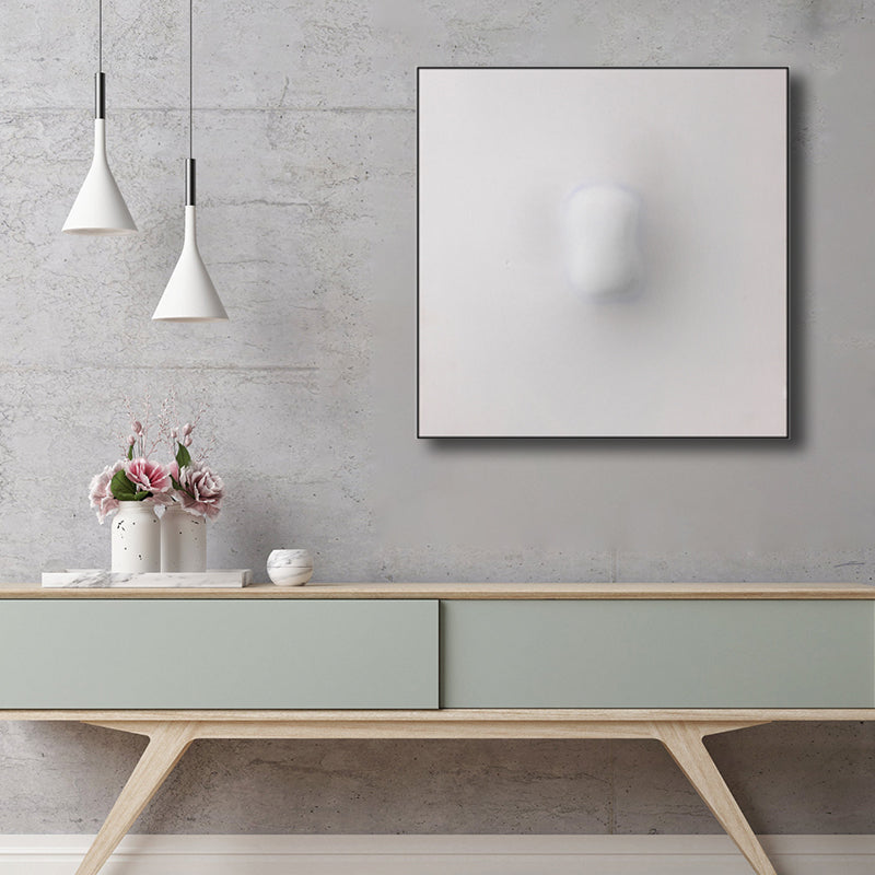 Pastel Color Abstract Wrapped Canvas Textured Scandinavian Living Room Wall Art Decor Clearhalo 'Arts' 'Canvas Art' 1808508