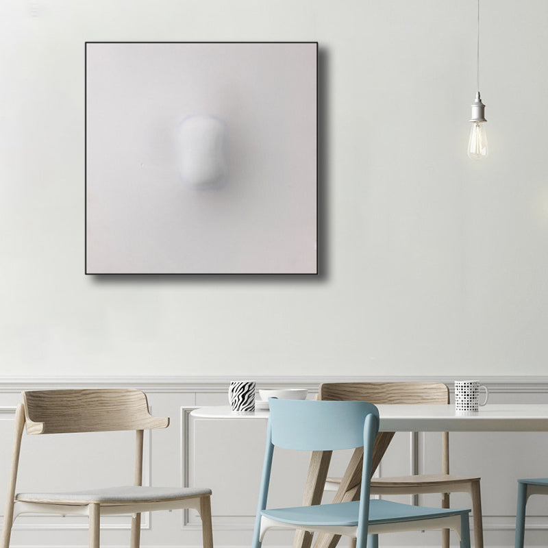 Pastel Color Abstract Wrapped Canvas Textured Scandinavian Living Room Wall Art Decor Clearhalo 'Arts' 'Canvas Art' 1808509