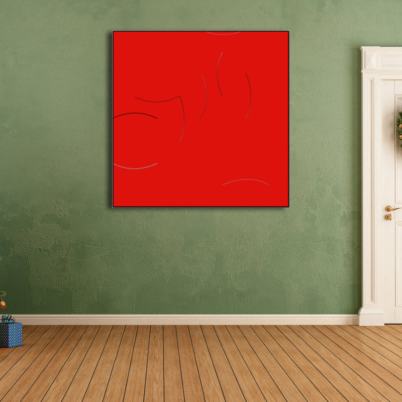 Pastel Color Abstract Wrapped Canvas Textured Scandinavian Living Room Wall Art Decor Clearhalo 'Arts' 'Canvas Art' 1808512