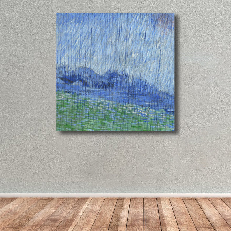 Van Gogh Nature Scenery Painting Traditional Canvas Wall Art Print in Soft Color Clearhalo 'Art Gallery' 'Canvas Art' 'Traditional' Arts' 1808558
