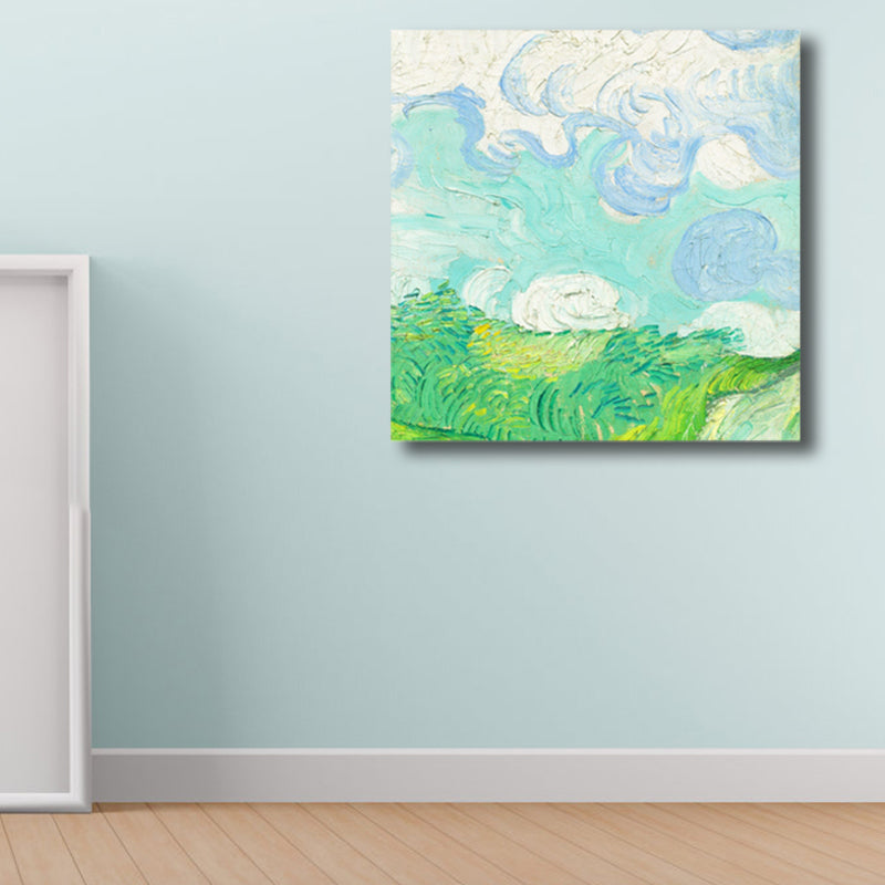 Van Gogh Nature Scenery Painting Traditional Canvas Wall Art Print in Soft Color Clearhalo 'Art Gallery' 'Canvas Art' 'Traditional' Arts' 1808567