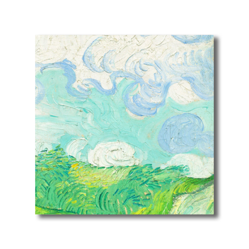 Van Gogh Nature Scenery Painting Traditional Canvas Wall Art Print in Soft Color Clearhalo 'Art Gallery' 'Canvas Art' 'Traditional' Arts' 1808568