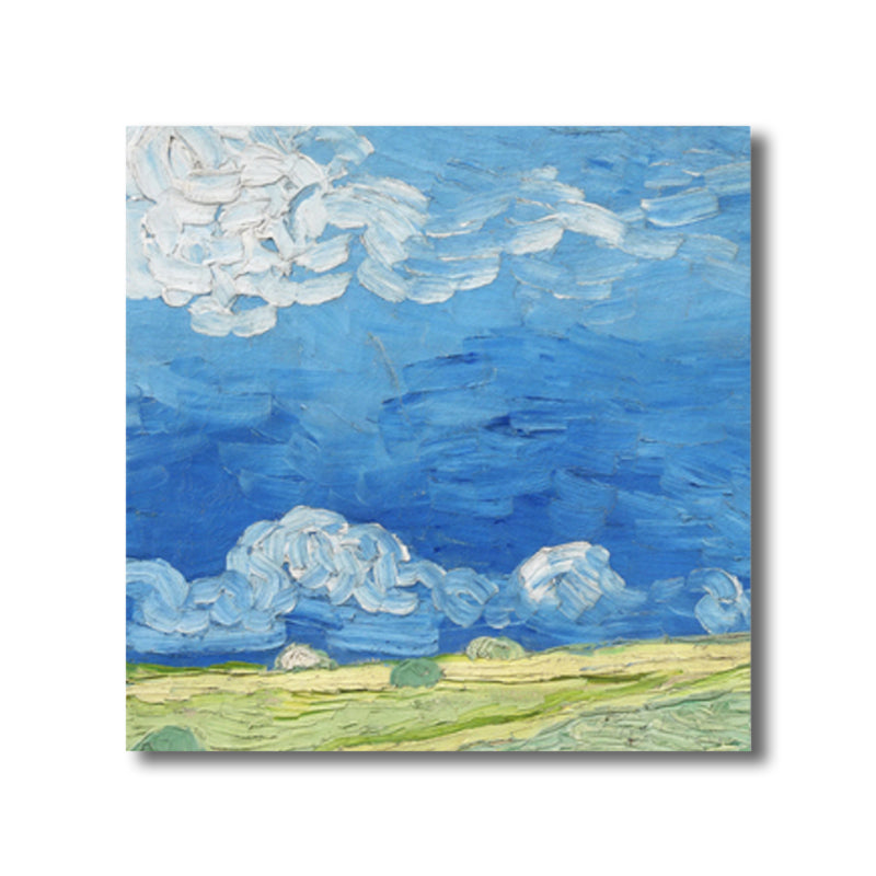 Van Gogh Nature Scenery Painting Traditional Canvas Wall Art Print in Soft Color Clearhalo 'Art Gallery' 'Canvas Art' 'Traditional' Arts' 1808572