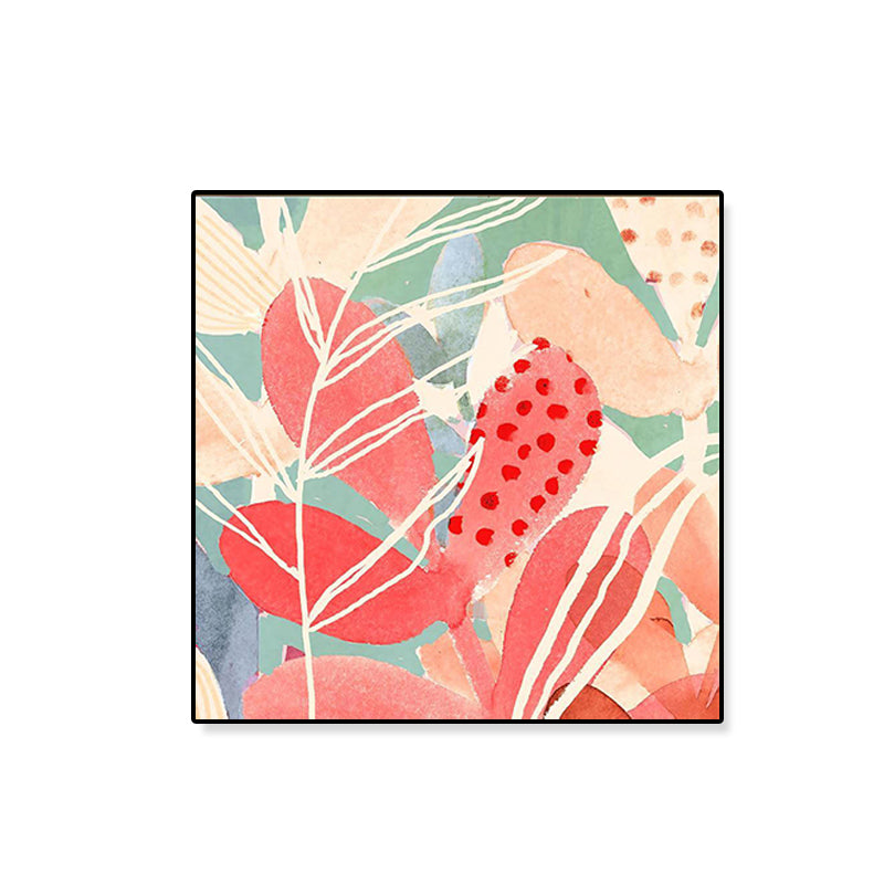 Modern Botanical Art Print Canvas Light Color Paintings Wall Decor, Multiple Sizes Clearhalo 'Art Gallery' 'Canvas Art' 'Contemporary Art Gallery' 'Modern' Arts' 1808621