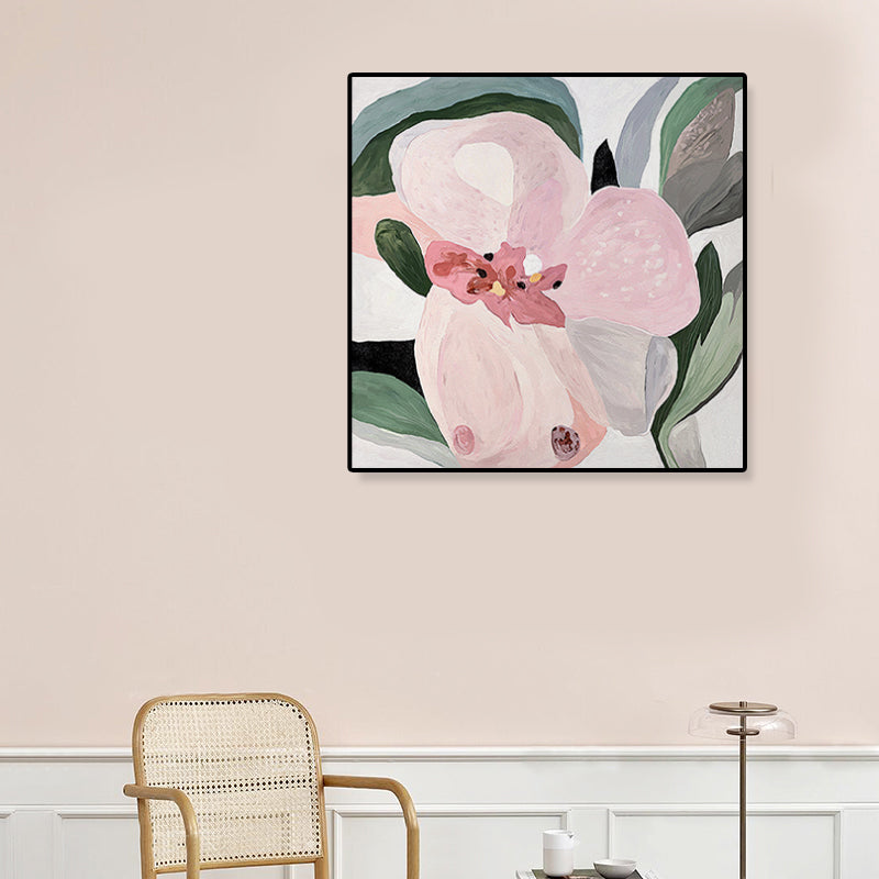 Modern Botanical Art Print Canvas Light Color Paintings Wall Decor, Multiple Sizes Clearhalo 'Art Gallery' 'Canvas Art' 'Contemporary Art Gallery' 'Modern' Arts' 1808627