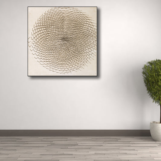 Abstract Art Print Textured Scandinavian House Interior Wall Decor in Light Color Clearhalo 'Arts' 'Canvas Art' 1808695