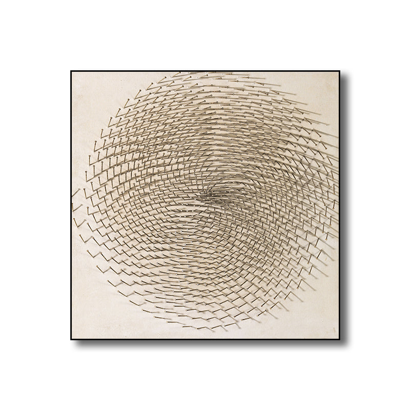 Abstract Art Print Textured Scandinavian House Interior Wall Decor in Light Color Clearhalo 'Arts' 'Canvas Art' 1808696