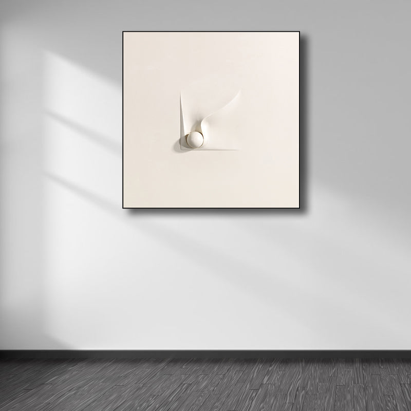 Abstract Art Print Textured Scandinavian House Interior Wall Decor in Light Color Clearhalo 'Arts' 'Canvas Art' 1808706