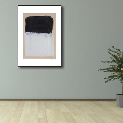 Pastel Color Nordic Wrapped Canvas Abstract Print Wall Art Decor for Living Room White Clearhalo 'Arts' 'Canvas Art' 1808709