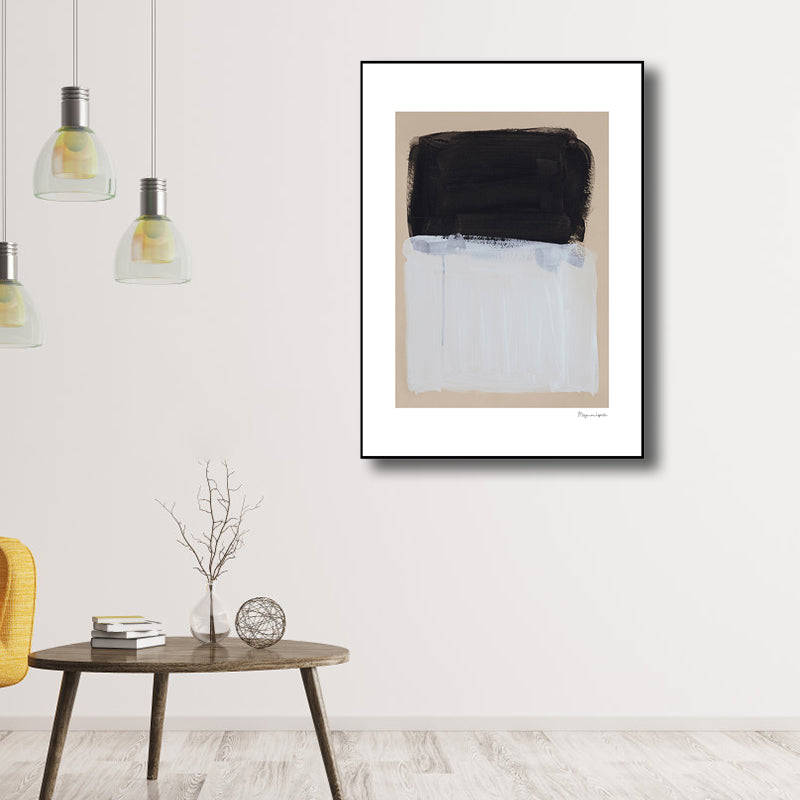 Pastel Color Nordic Wrapped Canvas Abstract Print Wall Art Decor for Living Room Clearhalo 'Arts' 'Canvas Art' 1808710
