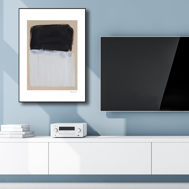 Pastel Color Nordic Wrapped Canvas Abstract Print Wall Art Decor for Living Room Clearhalo 'Arts' 'Canvas Art' 1808711