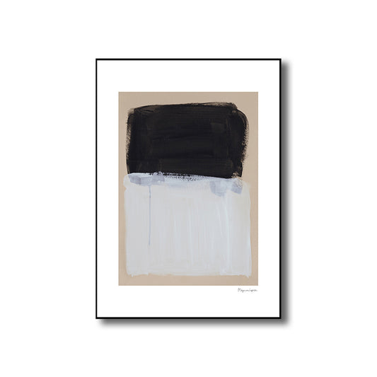 Pastel Color Nordic Wrapped Canvas Abstract Print Wall Art Decor for Living Room Clearhalo 'Arts' 'Canvas Art' 1808712