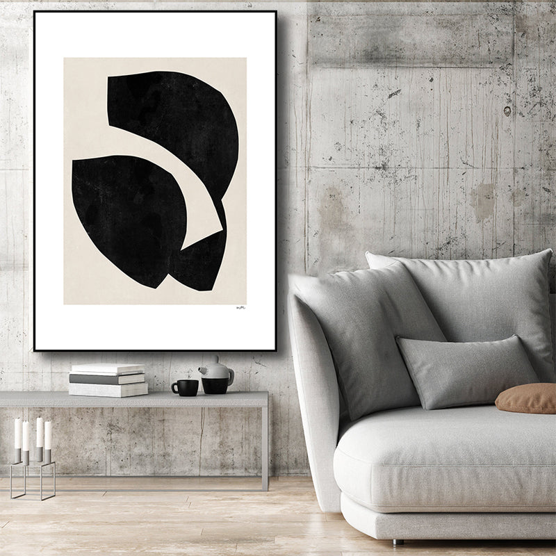 Pastel Color Nordic Wrapped Canvas Abstract Print Wall Art Decor for Living Room Clearhalo 'Arts' 'Canvas Art' 1808718
