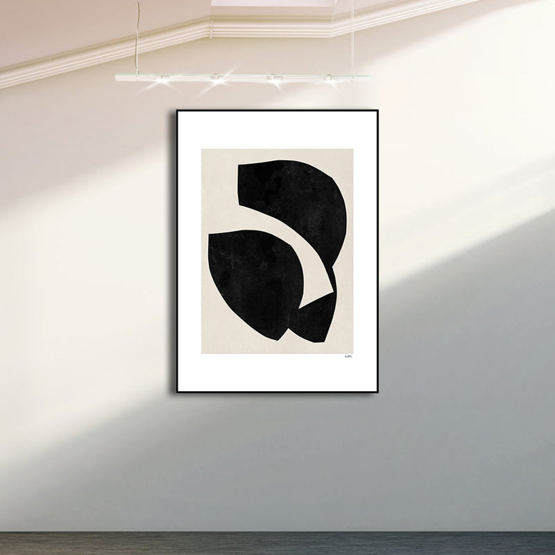 Pastel Color Nordic Wrapped Canvas Abstract Print Wall Art Decor for Living Room Clearhalo 'Arts' 'Canvas Art' 1808719