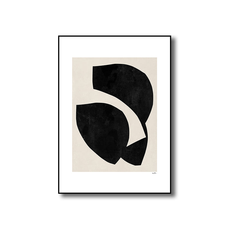Pastel Color Nordic Wrapped Canvas Abstract Print Wall Art Decor for Living Room Clearhalo 'Arts' 'Canvas Art' 1808720