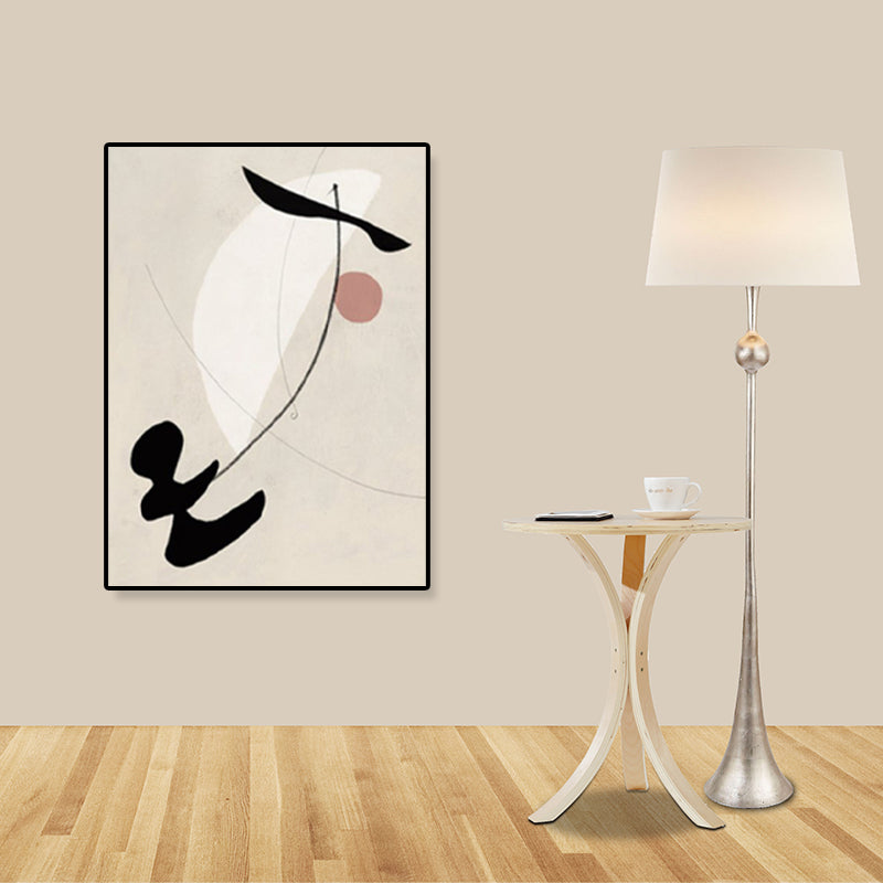 Abstract Expressionism Abstract Wall Art Decor Pastel Color Dining Room Wrapped Canvas Clearhalo 'Arts' 'Canvas Art' 1808735