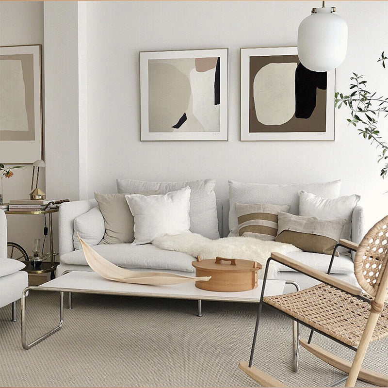 Brush Stroke Wrapped Canvas Soft Color Abstract Expressionism Painting for Study Room Clearhalo 'Arts' 'Canvas Art' 1808737