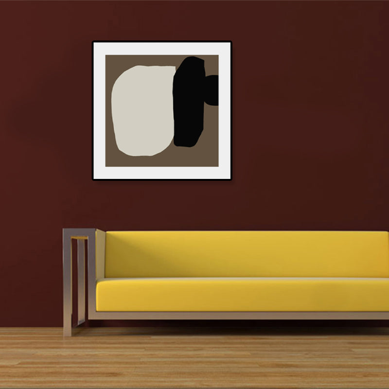 Brush Stroke Wrapped Canvas Soft Color Abstract Expressionism Painting for Study Room Clearhalo 'Arts' 'Canvas Art' 1808746