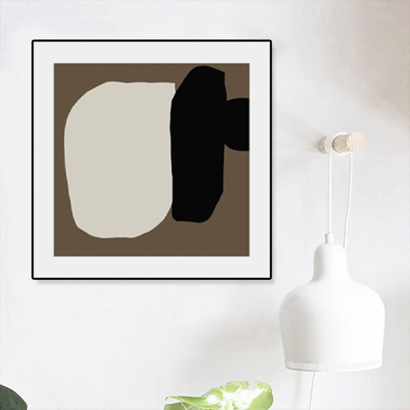 Brush Stroke Wrapped Canvas Soft Color Abstract Expressionism Painting for Study Room Clearhalo 'Arts' 'Canvas Art' 1808747