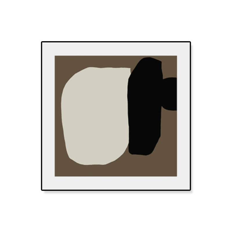 Brush Stroke Wrapped Canvas Soft Color Abstract Expressionism Painting for Study Room Clearhalo 'Arts' 'Canvas Art' 1808748