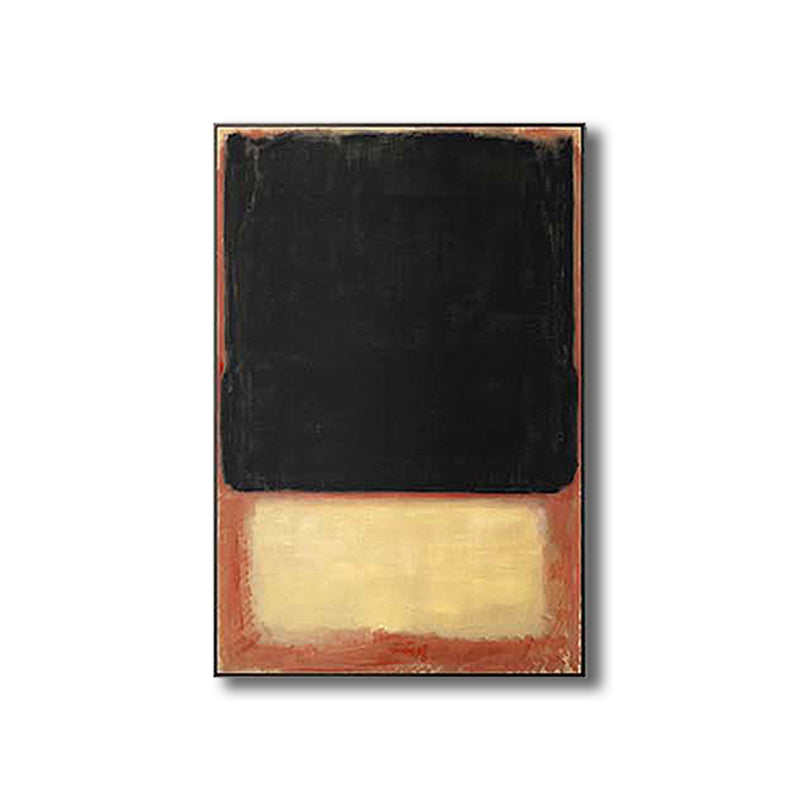 Light Color Hand Printed Canvas Textured Abstract Expressionism House Interior Painting Clearhalo 'Arts' 'Canvas Art' 1808824