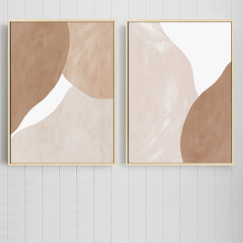 Abstract Expressionism Brush Stroke Canvas Soft Color Textured Wall Decor for Living Room Clearhalo 'Arts' 'Canvas Art' 1808966