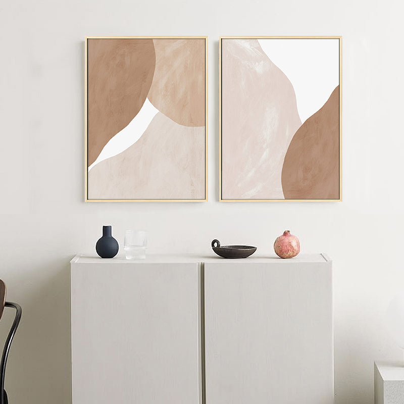 Abstract Expressionism Brush Stroke Canvas Soft Color Textured Wall Decor for Living Room Clearhalo 'Arts' 'Canvas Art' 1808967