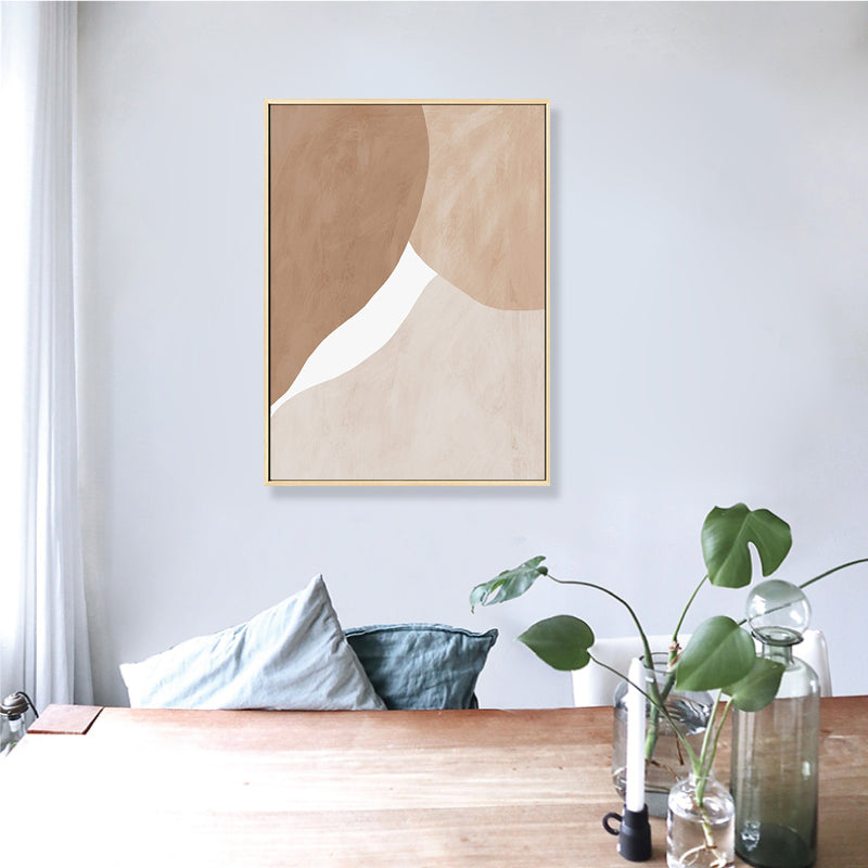 Abstract Expressionism Brush Stroke Canvas Soft Color Textured Wall Decor for Living Room Clearhalo 'Arts' 'Canvas Art' 1808975