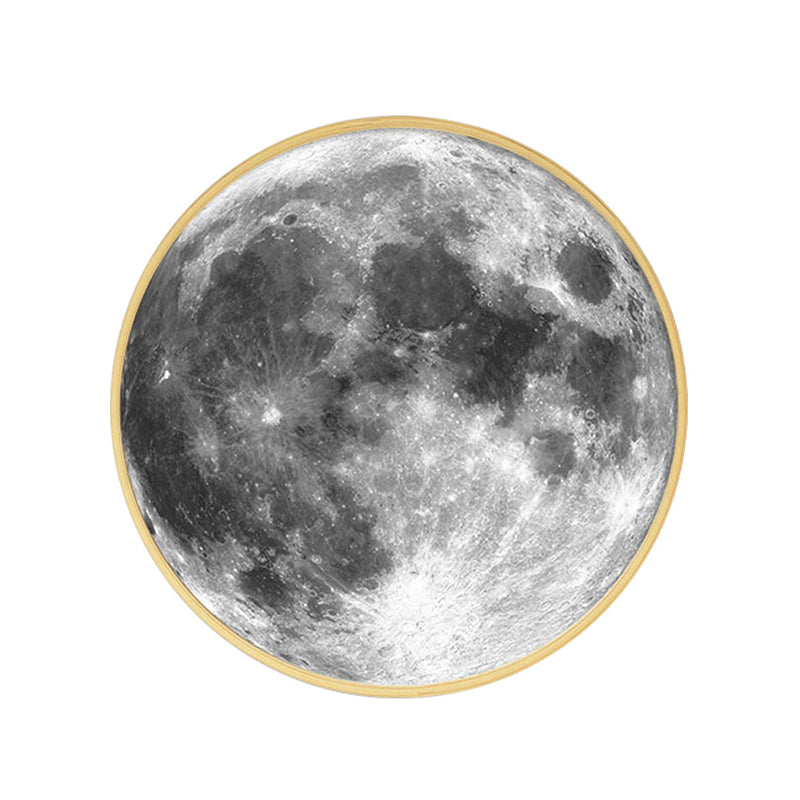 Grey Earth Pattern Canvas Art Textured Modern Boys Bedroom Wall Decor, Multiple Sizes Clearhalo 'Art Gallery' 'Canvas Art' 'Contemporary Art Gallery' 'Modern' Arts' 1808981