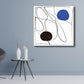 Scandinavian Abstract Canvas Art Pastel Color Textured Wall Decor for Living Room Clearhalo 'Arts' 'Canvas Art' 1809078
