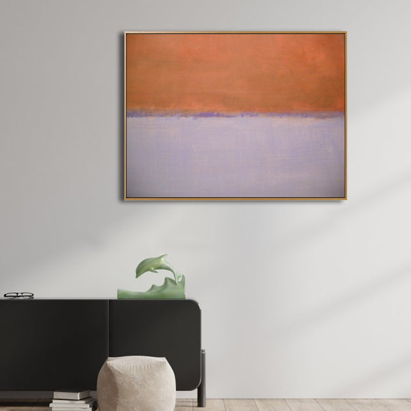 Textured Soft Color Wrapped Canvas Scandinavian Style Abstract Printed Wall Decor Clearhalo 'Arts' 'Canvas Art' 1809089