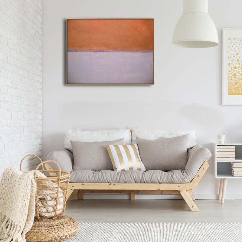 Textured Soft Color Wrapped Canvas Scandinavian Style Abstract Printed Wall Decor Clearhalo 'Arts' 'Canvas Art' 1809090