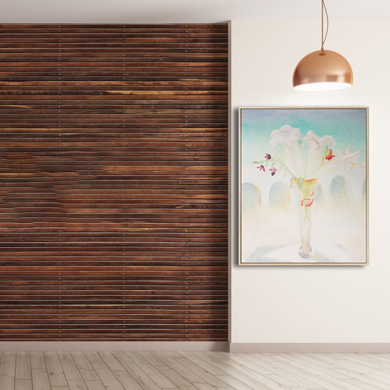 White Flower Vase Painting Textured Farmhouse Living Room Canvas Wall Art, Multiple Sizes Clearhalo 'Art Gallery' 'Canvas Art' 'Country Art Gallery' 'French Country' 'Rustic' Arts' 1809119