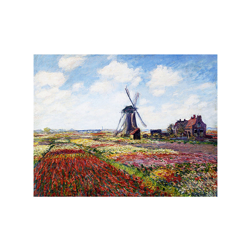 Impressionism Outdoor Scene Canvas Soft Color Textured Wall Art Print for Living Room Clearhalo 'Arts' 'Canvas Art' 1809208