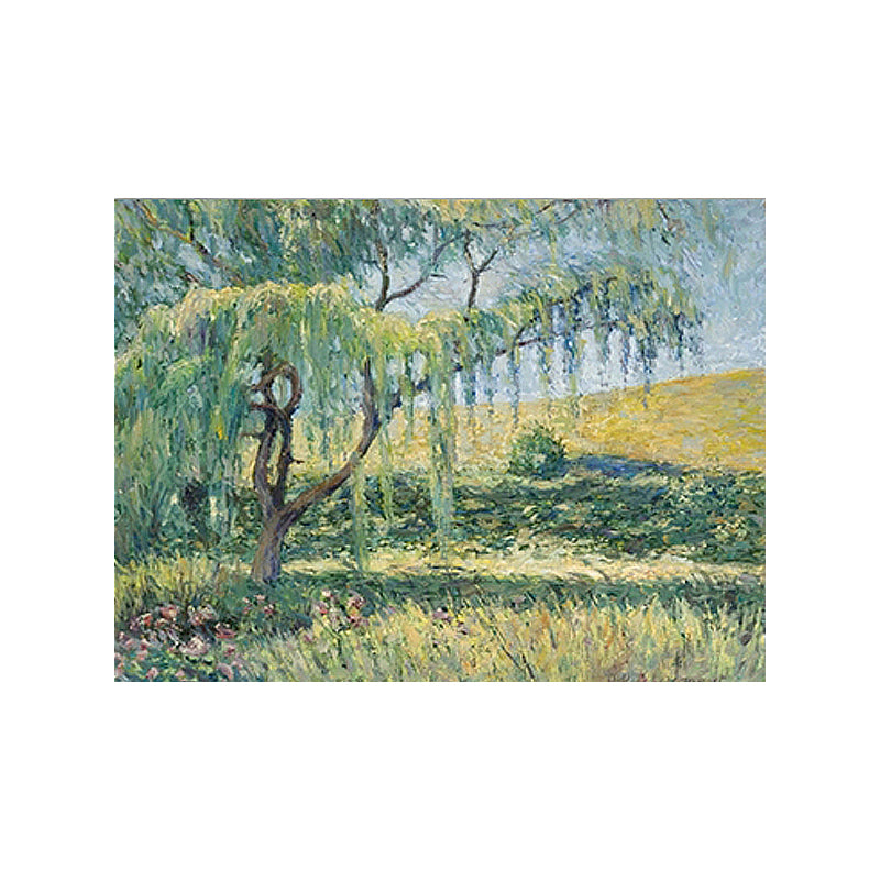 Impressionism Outdoor Scene Canvas Soft Color Textured Wall Art Print for Living Room Clearhalo 'Arts' 'Canvas Art' 1809216