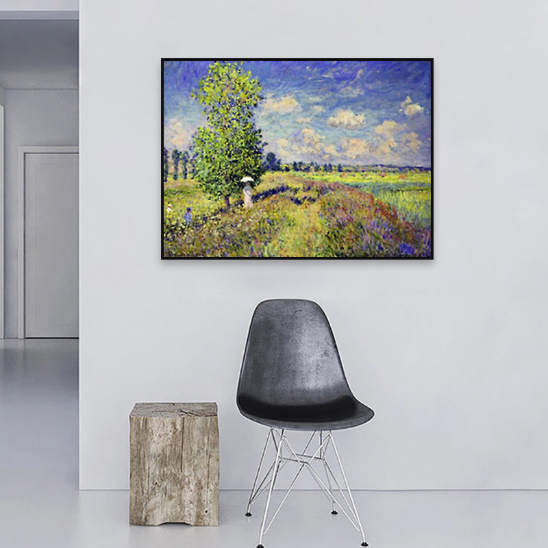 Impressionism Outdoor Scene Canvas Soft Color Textured Wall Art Print for Living Room Clearhalo 'Arts' 'Canvas Art' 1809223