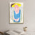 Modern Picasso Woman Painting Art Print Blue Textured Wall Decor for House Interior - Blue - Clearhalo - 'Arts' - 'Canvas Art' - 1809224