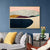 Pintura de dormitorio con textura nórdica de lona de campo plano en color pastel, tamaños múltiples