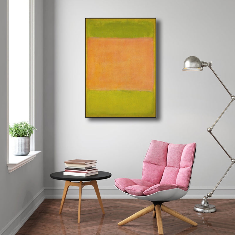 Abstract Print Wall Decor Pastel Color Scandinavian Style Canvas Art for Dining Room Green Clearhalo 'Arts' 'Canvas Art' 1809390
