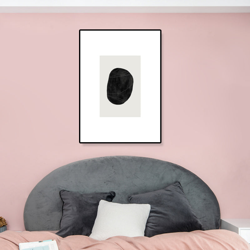 Newfangled Graphic Wall Decor Soft Color Canvas Painting, Textured, Multiple Sizes White Clearhalo 'Arts' 'Canvas Art' 1809406