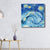 Van Gogh Starry Sky Canvas Art Kids Style Textured Painting Wall Decor for Living Room Blue Clearhalo 'Art Gallery' 'Canvas Art' 'Kids' Arts' 1809576