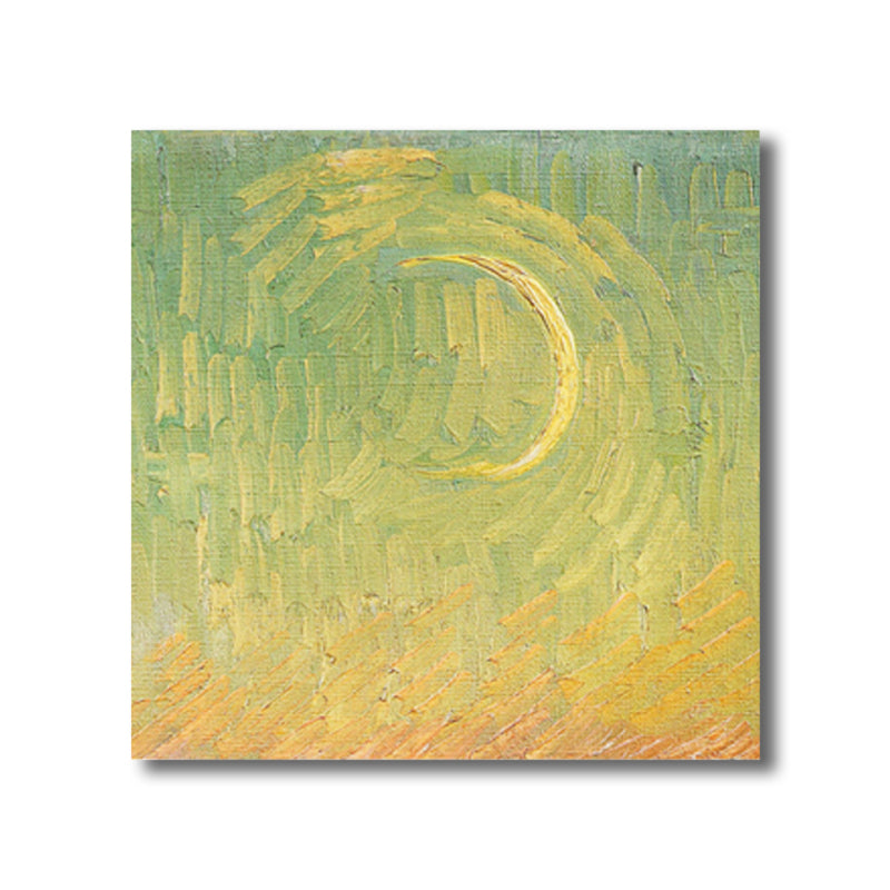 Van Gogh Starry Sky Canvas Art Kids Style Textured Painting Wall Decor for Living Room Clearhalo 'Art Gallery' 'Canvas Art' 'Kids' Arts' 1809583
