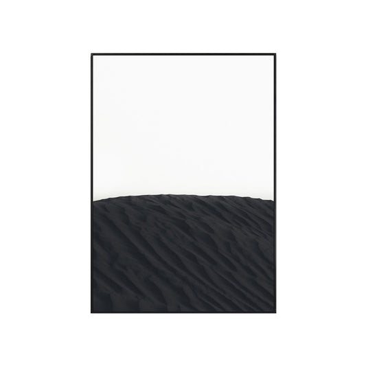 Scandinavian Stylish Hill Scenery Wall Art Decor Black Dining Room Wrapped Canvas Clearhalo 'Arts' 'Canvas Art' 1809764