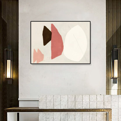 Abstract Expressionism Novel Pattern Wrapped Canvas Soft Color Guest Room Painting Red Clearhalo 'Arts' 'Canvas Art' 1809839